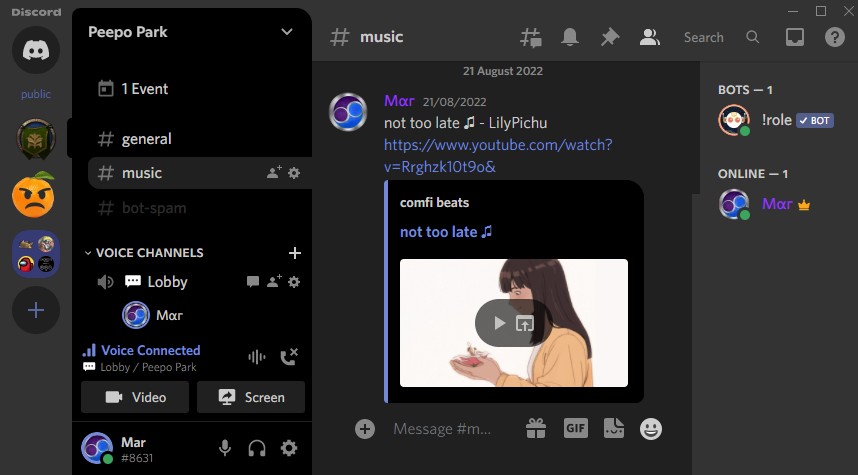 Discord Flat Dark & Clean
