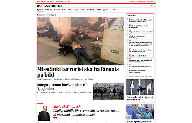 Dagens Nyheter - maxad