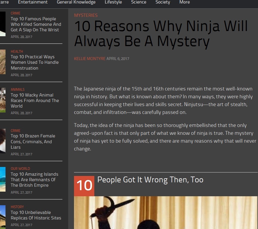 Listverse Dark Theme