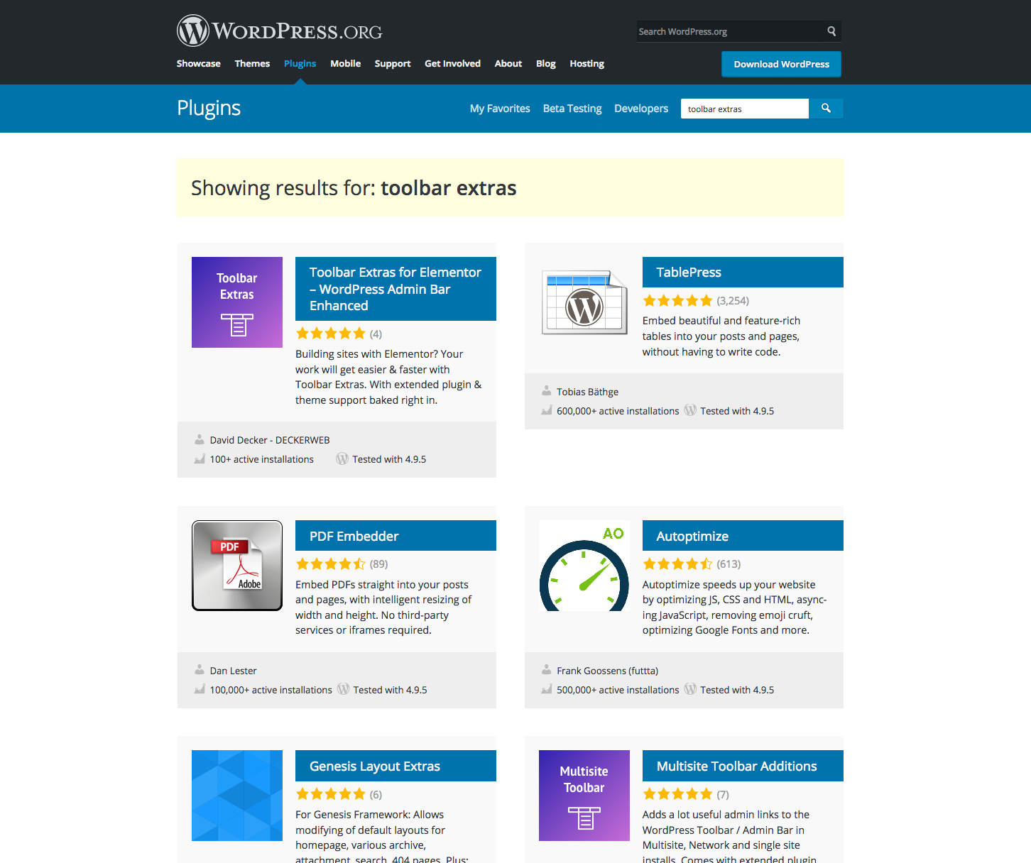 WordPress.org Plugin Directory Enhanced