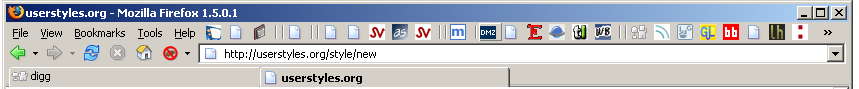 Slim down Firefox GUI