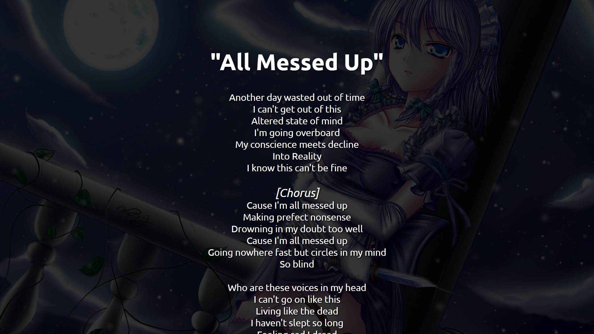 AZ Lyrics Darkness