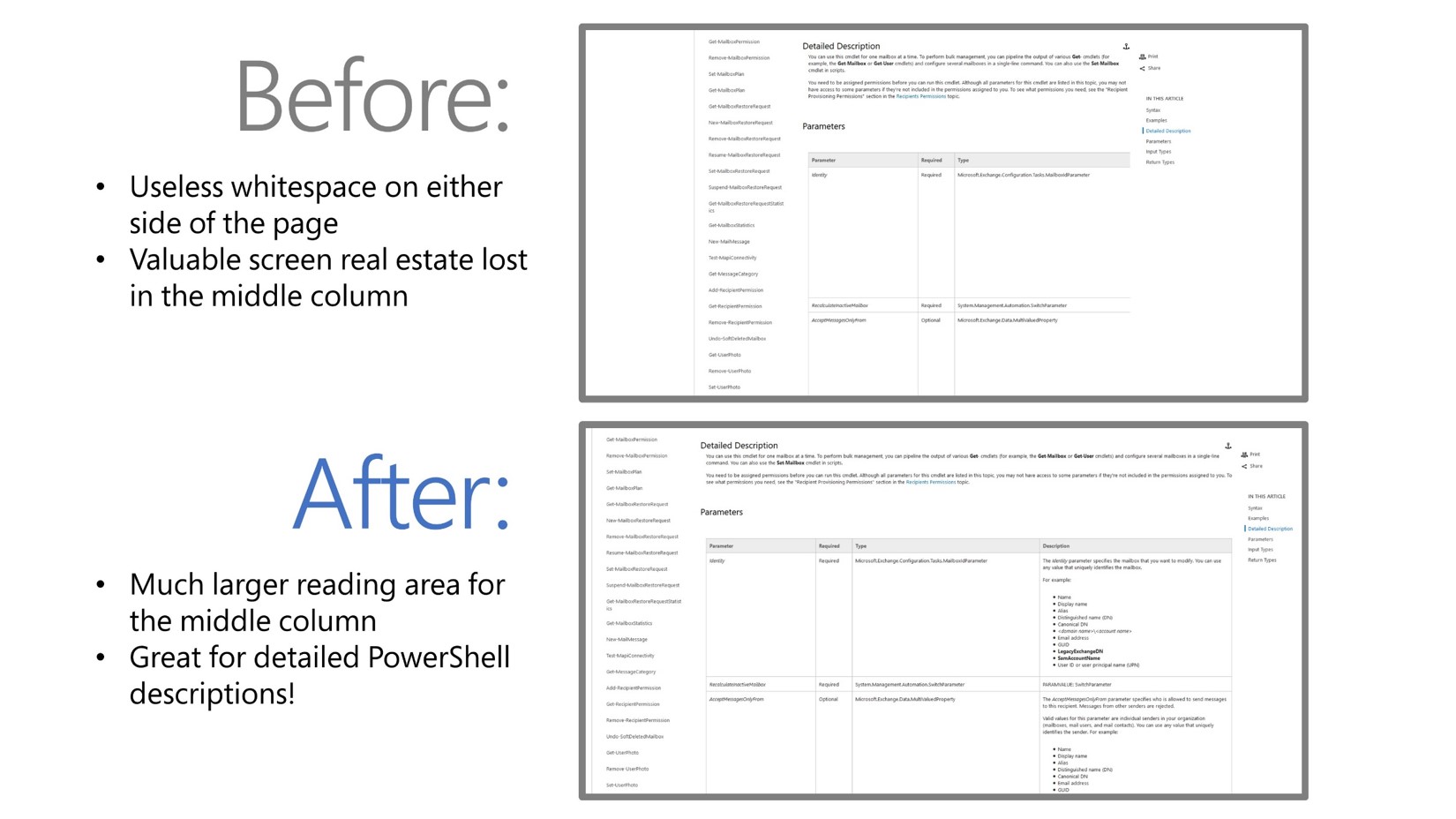 Full width TechNet