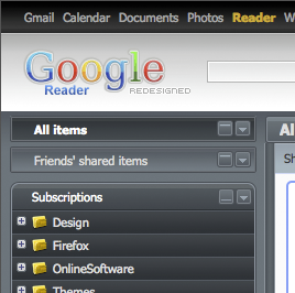 Greader Redesign | Remove Add subscription button