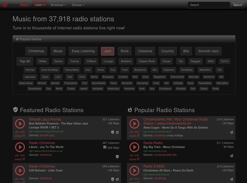 Internet-Radio Clean & Dark (by jooch)