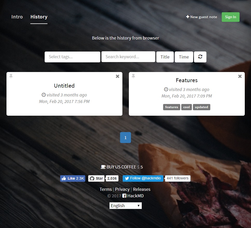 Add background to HackMD.io
