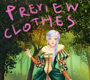preview clothes on your Eldarya avatar...