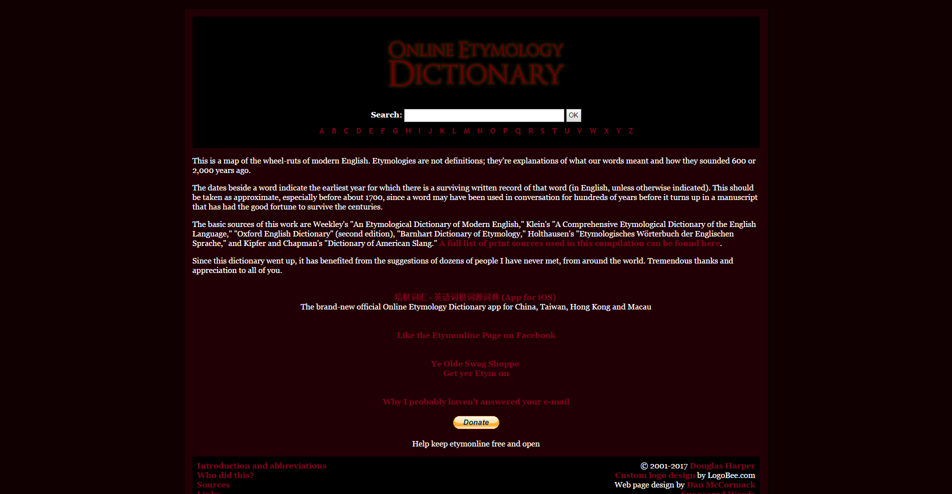 OED Dark Theme