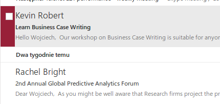 outlook.office.com - New message animation