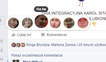 Reakcje KSTMI