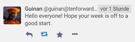 Mastodon: Separate Timestamps