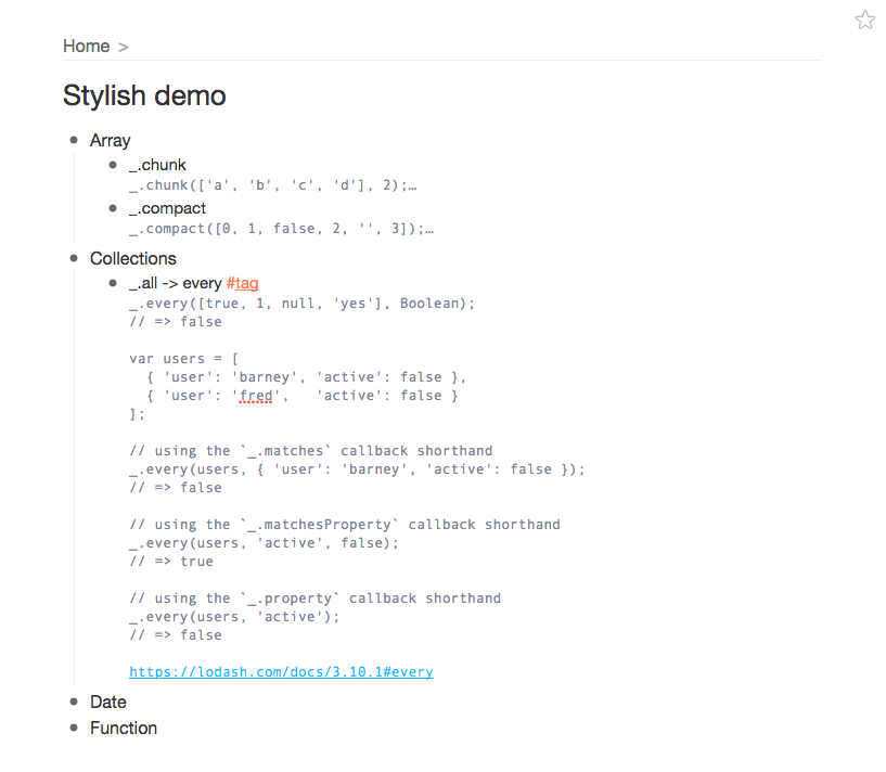Workflowy for developers