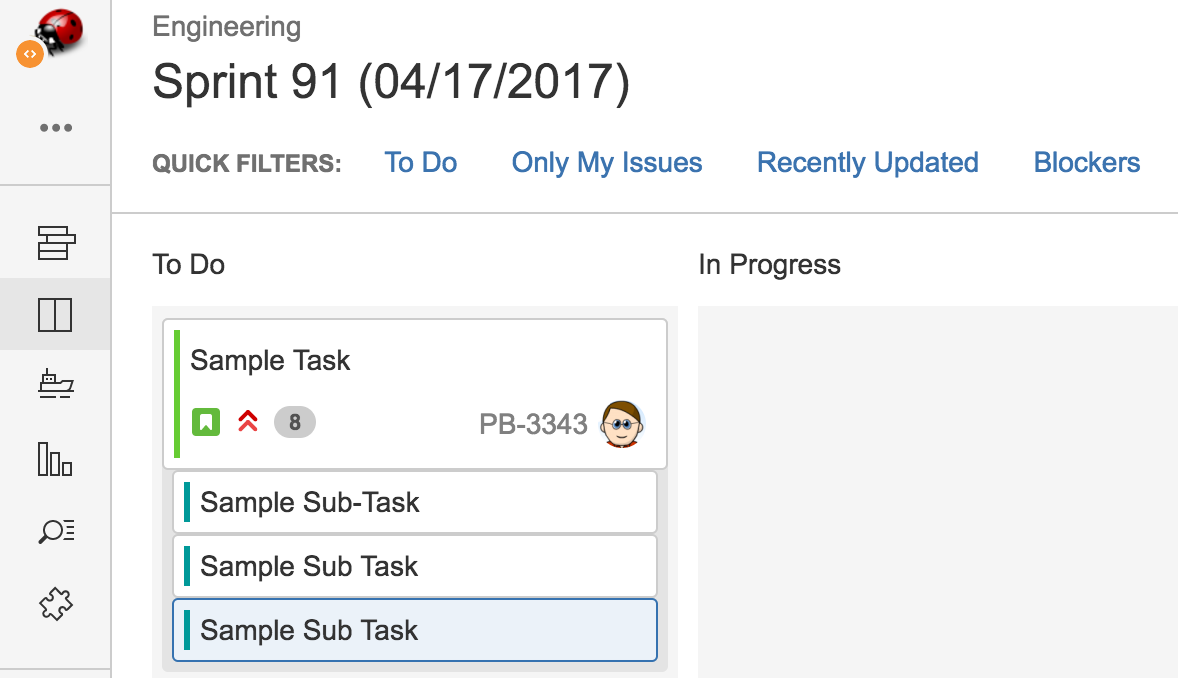Compact Jira Subtasks