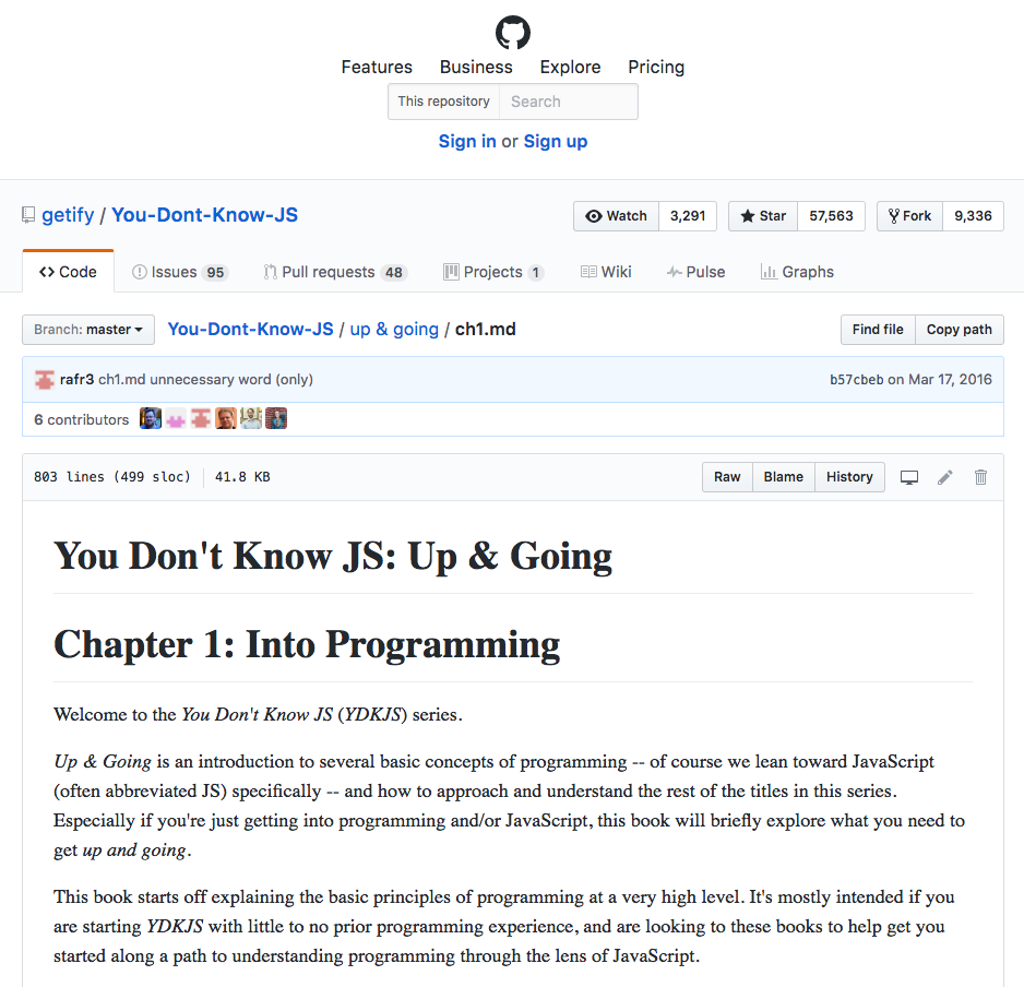 Github MD Display For Tablets