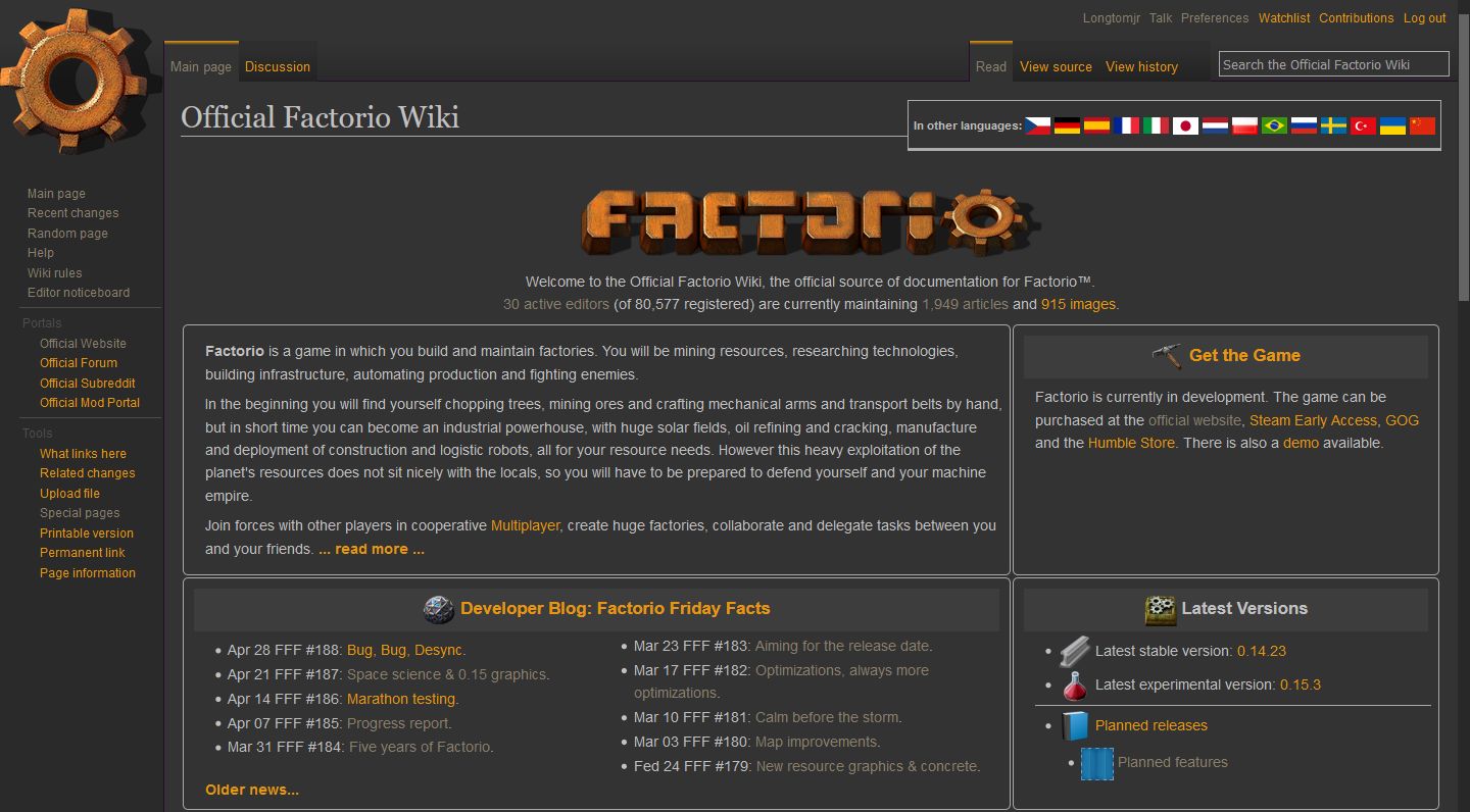 Factorio Wiki Dark