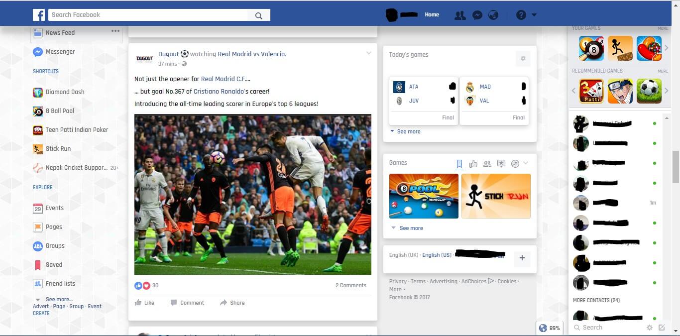 Facebook Minimal - By Aran - Edited by Niush