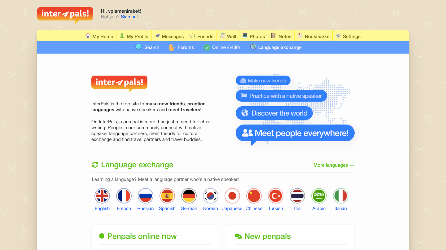 InterPals Soft – Complete redesign
