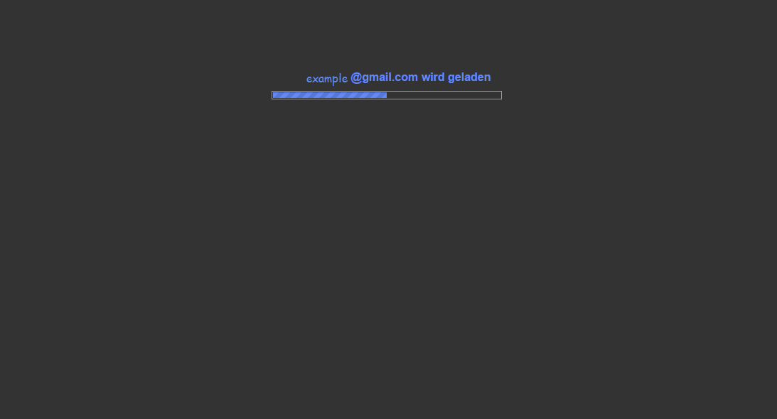 Gmail Dark Loading Background