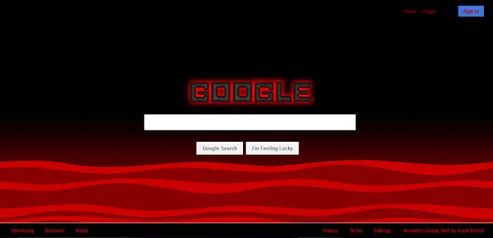 Animated Red Google