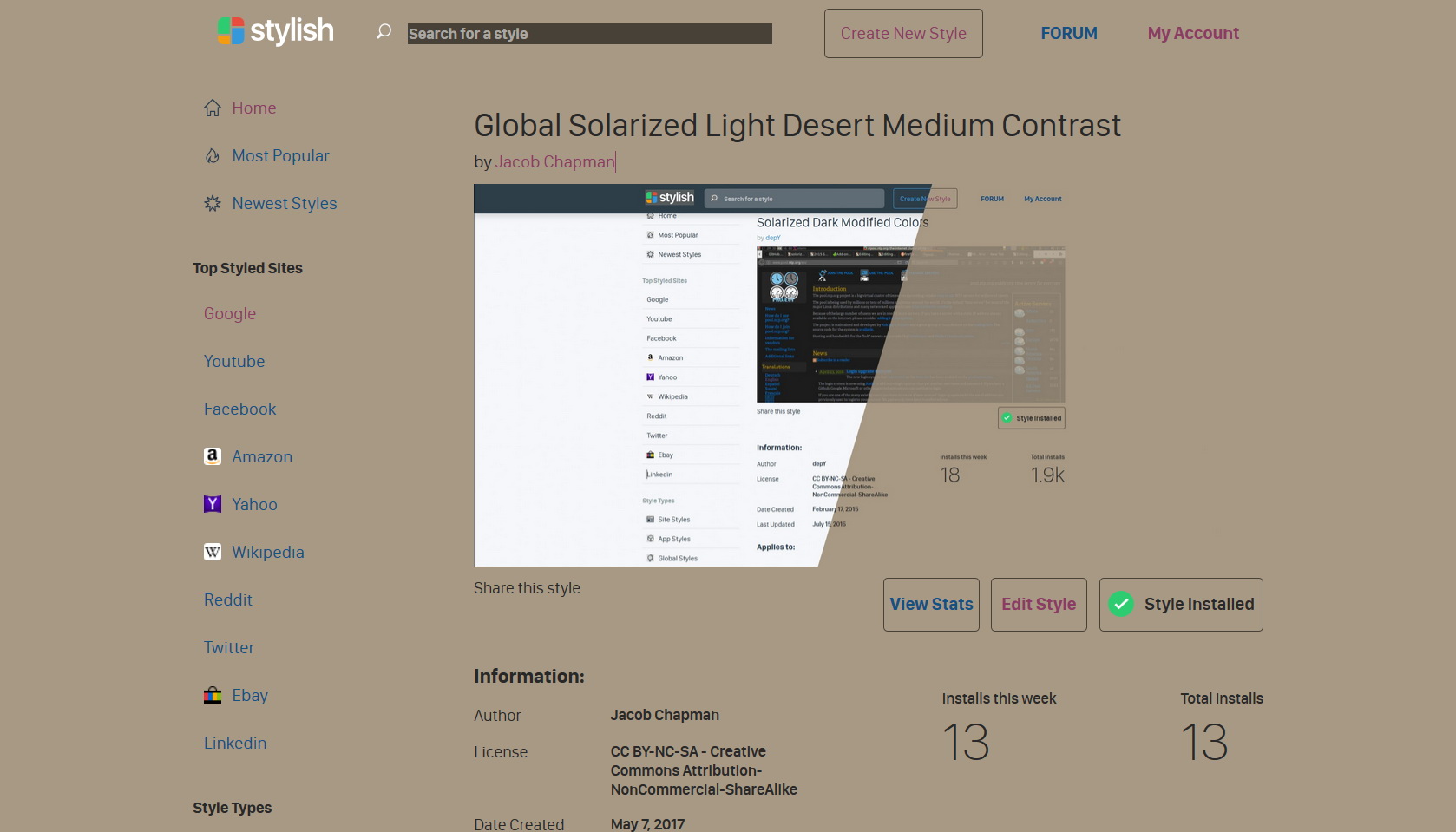 Global LightBG Desert Sepia Medium Contrast