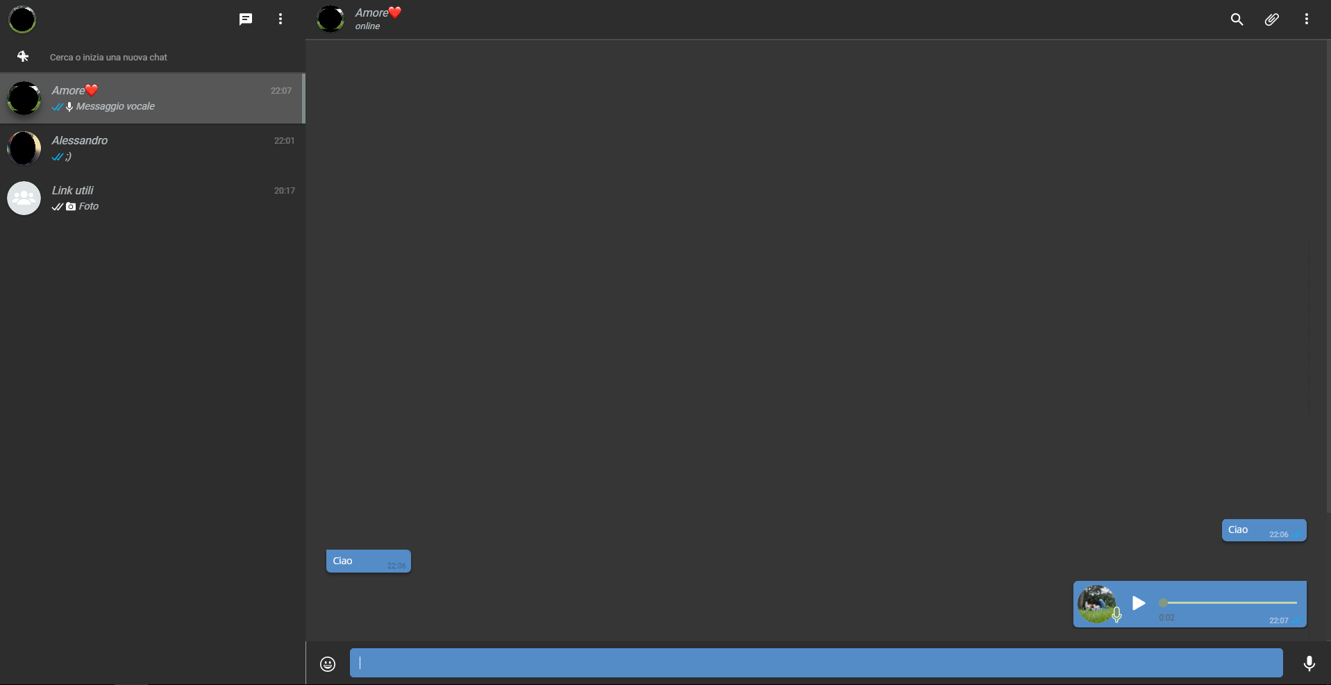 Edge-to-Edge Dark Whatsapp