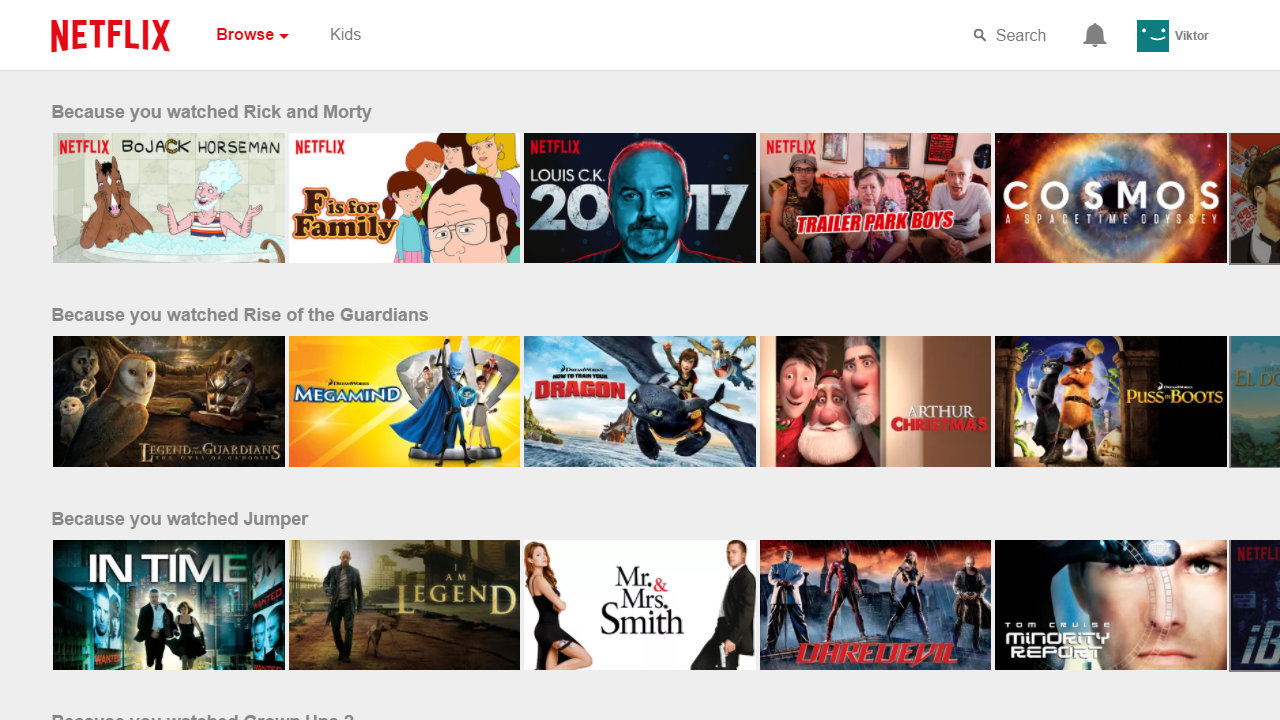 Netflix - Light Theme