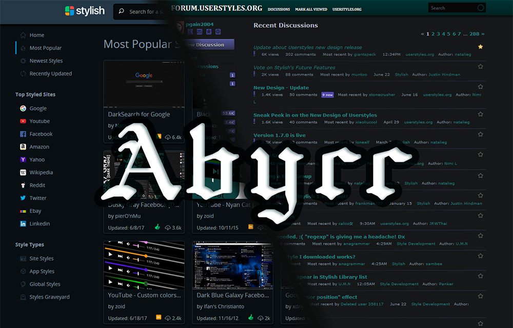 Userstyles Abycc
