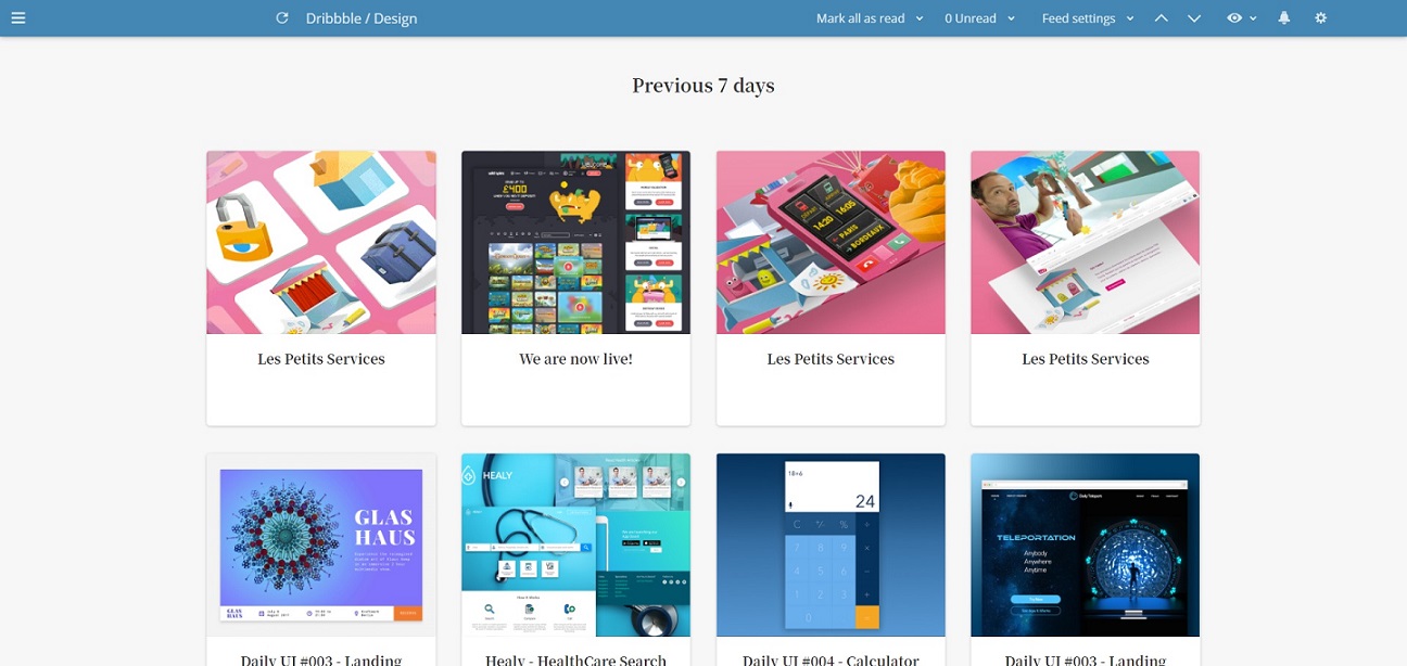 Material Design Inoreader