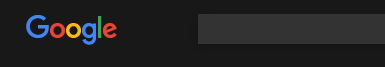 Google Bar - Material Dark Style