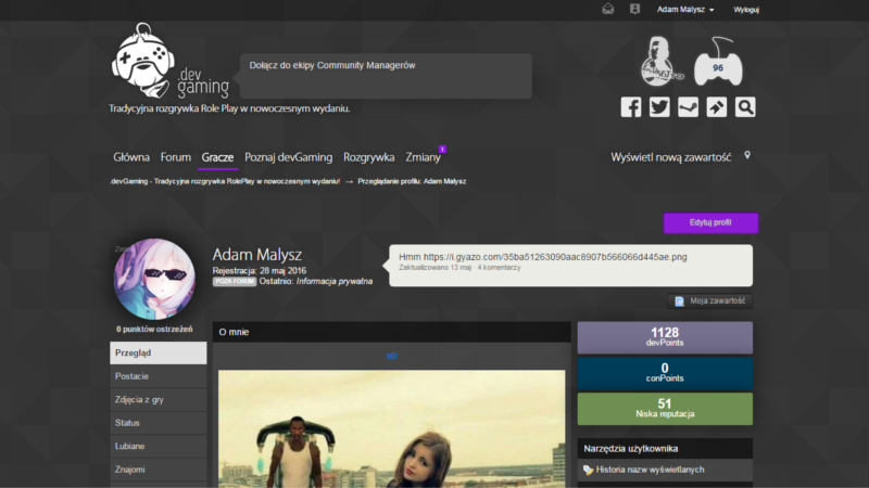 devGaming.pl [Purple] (Dark style)