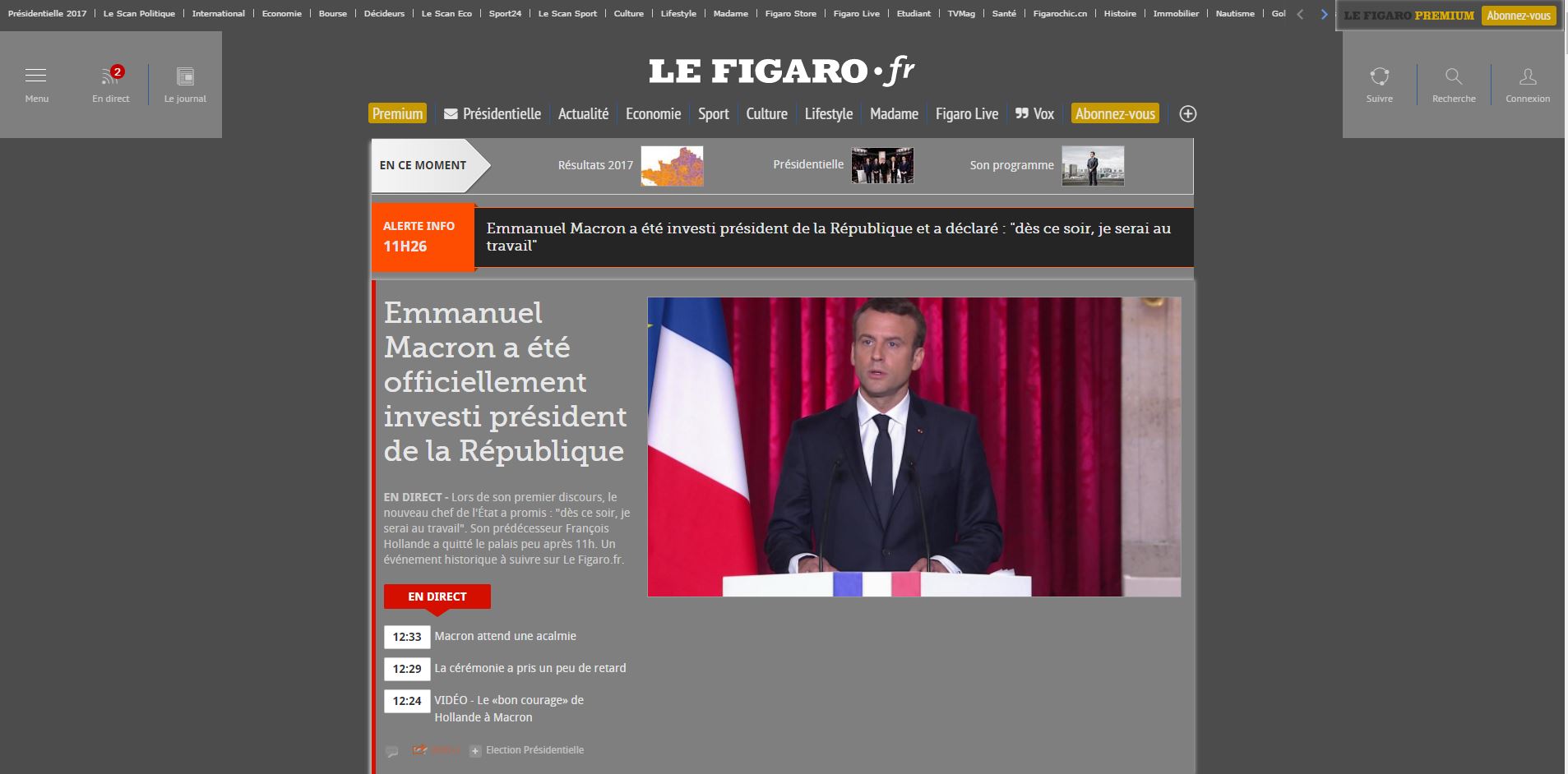 Darkish Le Figaro