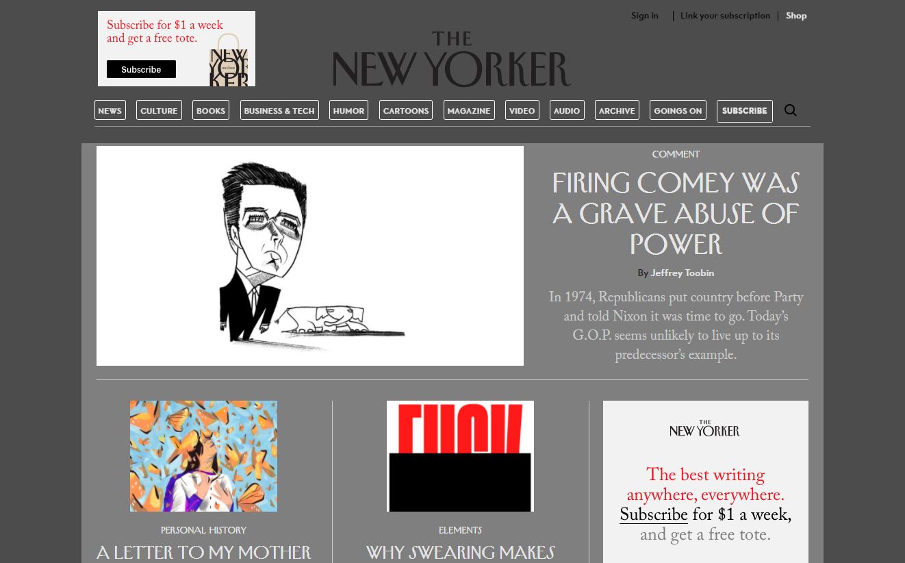 Darkish The New Yorker