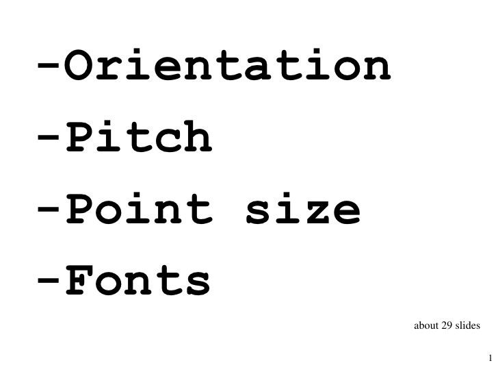 font size lock