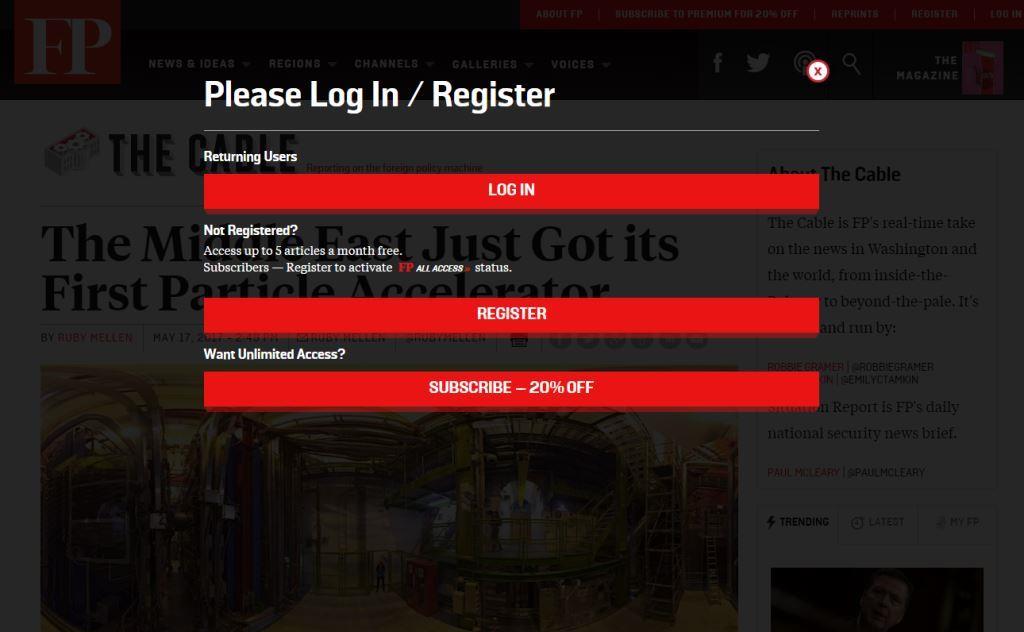 foreignpolicy.com remove login/register popup