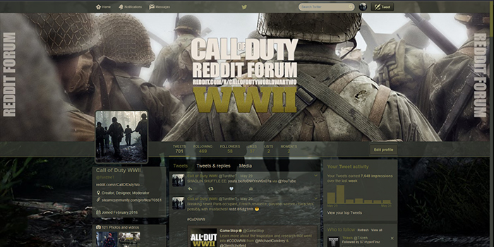 Twitter - Call of Duty: WWII 1.1.68