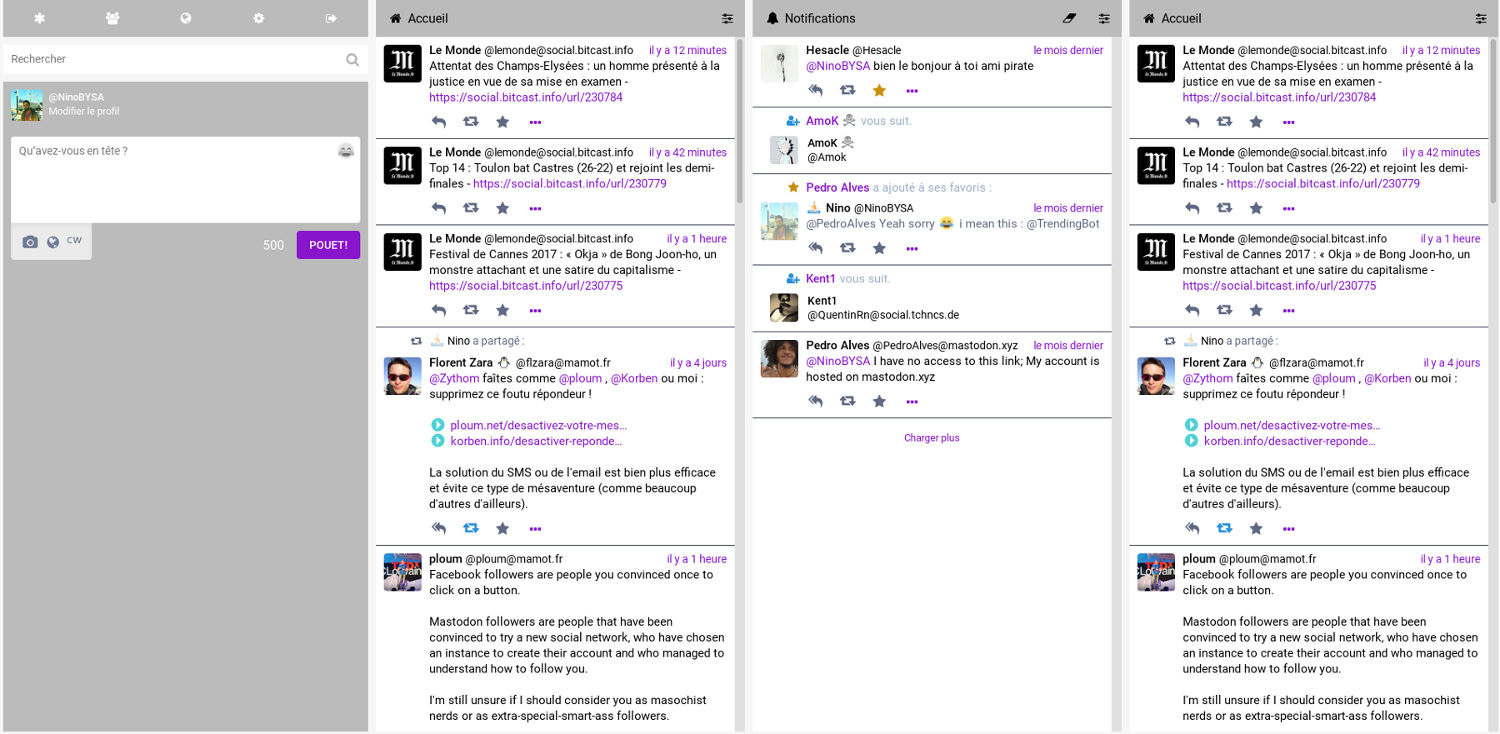 MASTODON : full wide & lighter