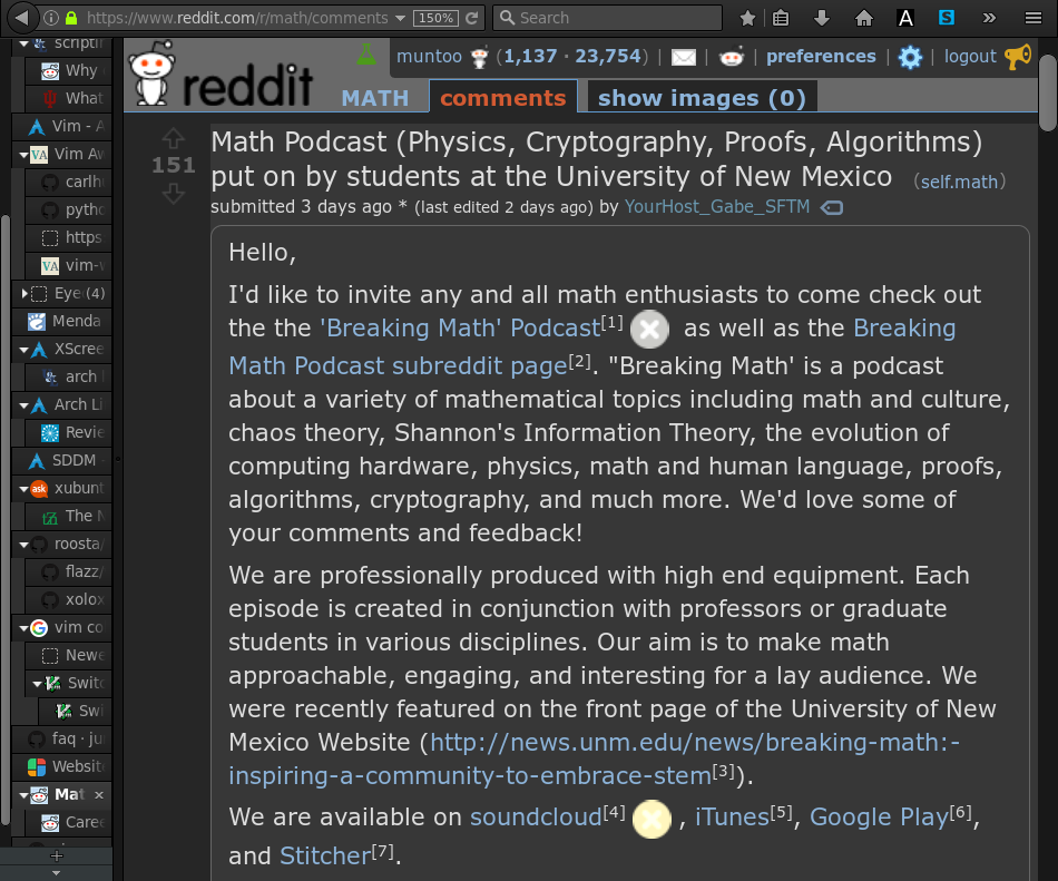 Reddit - Hide sidebar for low screen width