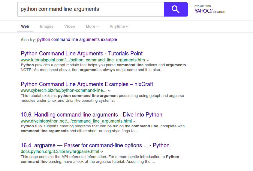 Hide Yahoo! search results ads