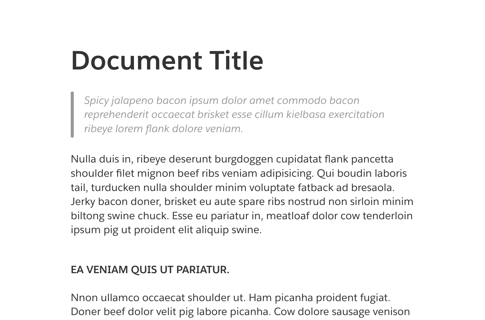 Quip Presentation Mode