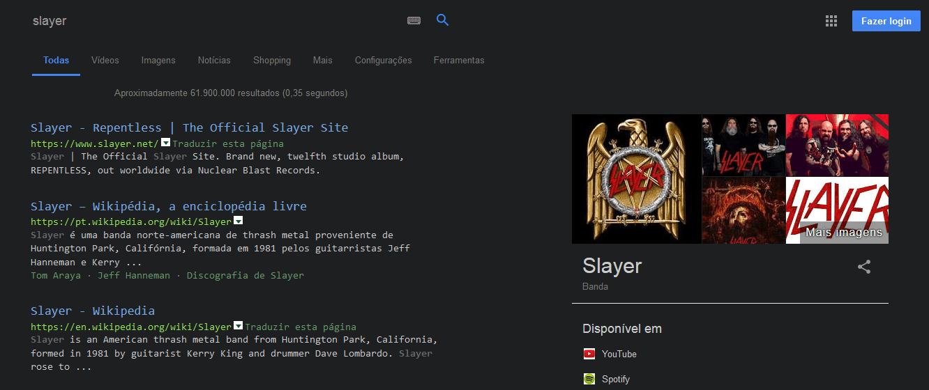 Dark Google (Programming style)