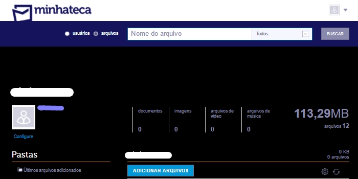Minhateca Dark Theme