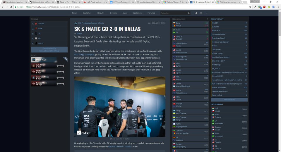 HLTV - no ads and Bigger! :)