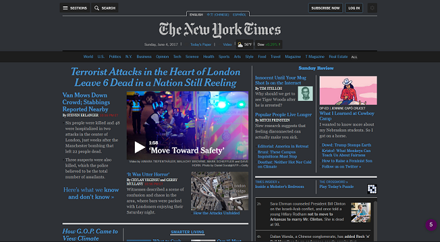 New York Times - Marc's Dark Theme
