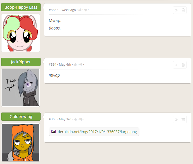 Fimfiction 3.0 - Classic Square Avatars