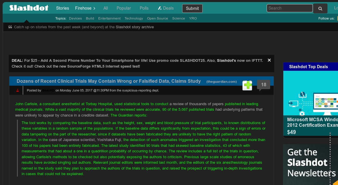 Slashdot Flat Funky