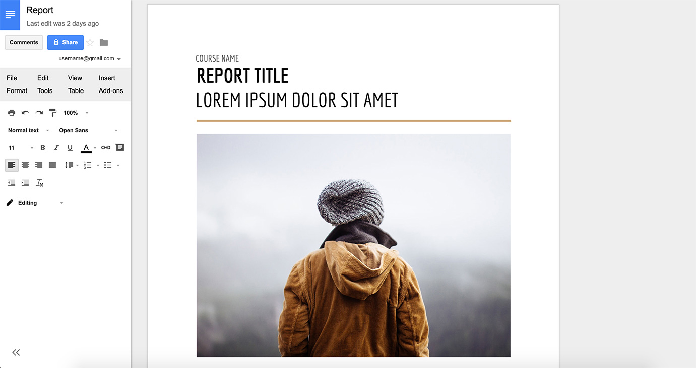 Google Docs Sidebar