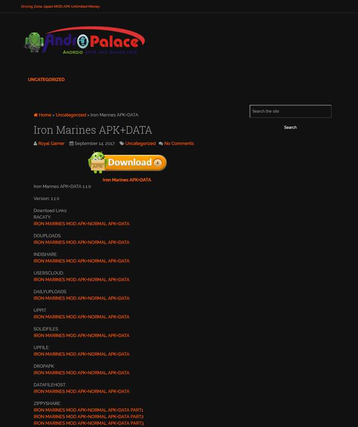 AndroPalace.co/.org - Black & Orange [PocketAppZ]