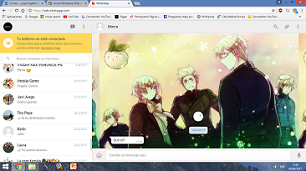 Anime Whatsapp Web (Mike Inel and cioccolat Style)