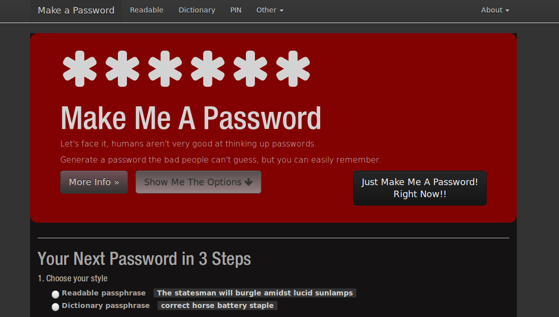 Make me a Password