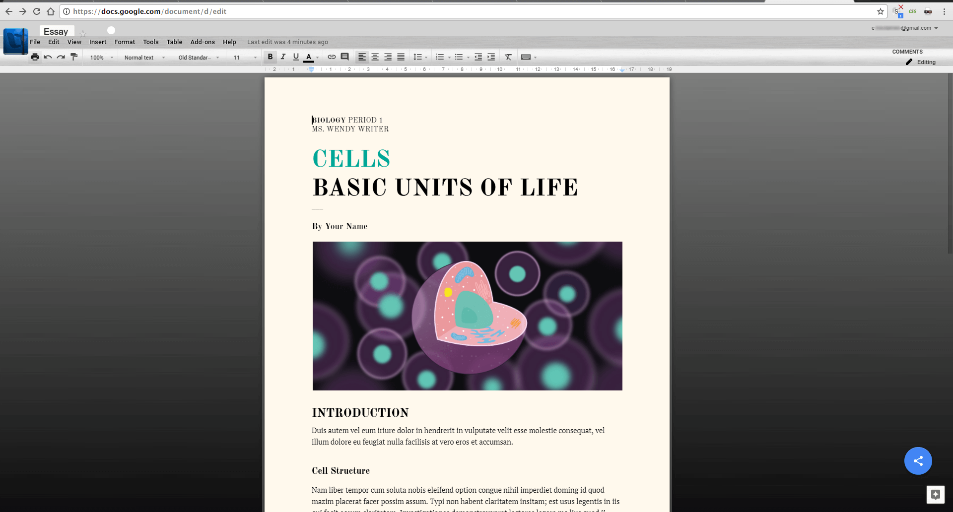 Google Docs Theme